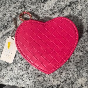 Heart Woven Travel Mini Jewelry Case - NWT